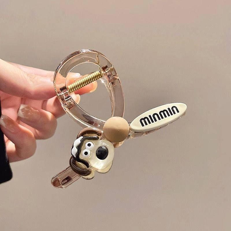 Großer französischer Retro-Klammer-Haarclip für elegante Damenfrisuren.