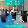 Yes4All Training Exercise Soundproof and for Home 30cm X 30cm X X 12 Pieces with Side Parts Imported from EZR0 Mats, Mats, Shock-Absorbing, Gyms,