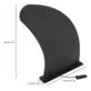11 Zoll Surf SUP Fin PVC-Steckverbindungstyp Schwarzer Center Stabilizer Aufsatz Paddel für Longboard Surfbrett