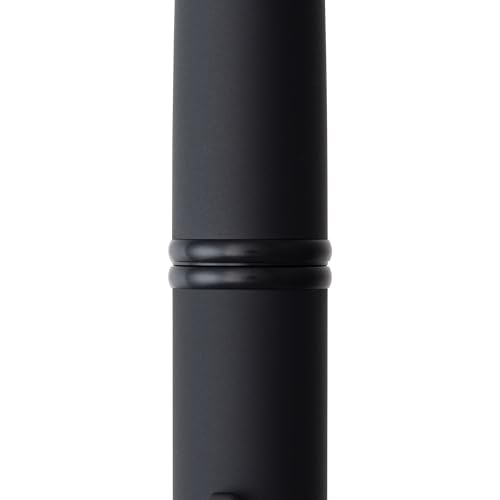 Pilot Capless Fountain Pen, Fine Nib (F), Matte Black, FC18SRBMF, 18K Gold Nib.