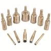 Set di 12 Punte da Trapano Diamantate per Vetro, Marmo e Pietra - Kit Sega a Tazza da 6-35mm con Attrezzi Manuali, Granito, Piastrelle, Ceramica