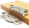 Möbelbeschläge Feste Zubehörteile Legierung Tischplattenverbinder Riegelhalterungen für Tischplatten Holzbearbeitung Befestigungselemente