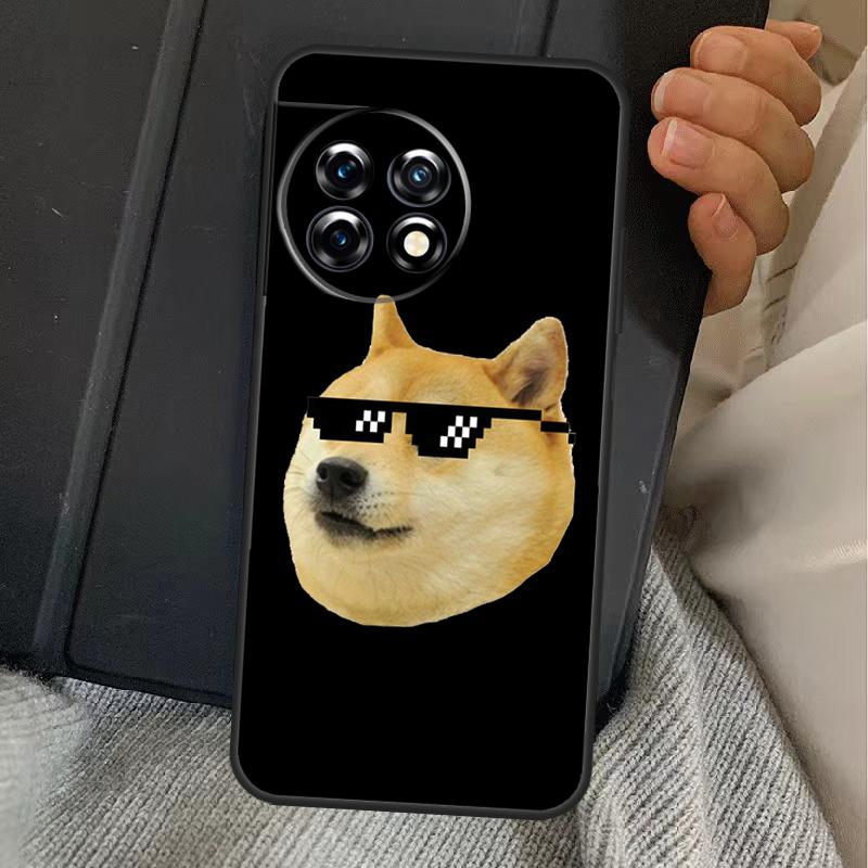 Cheems Doge Meme Funny Doggy Case For OnePlus 13R 12R 10R 13T 10T 8T 15 13 12 11 Nord CE 4 3 2 Lite N20 N30 Nord 5 Cover