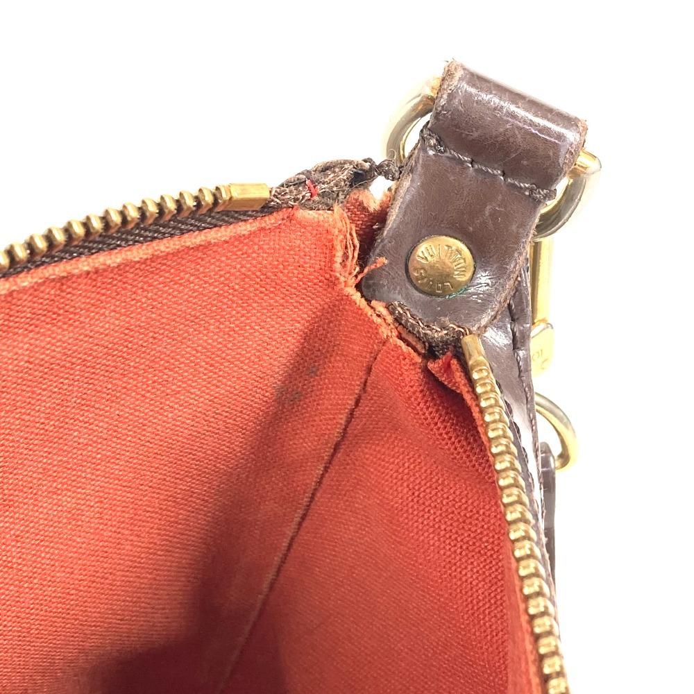 Louis Vuitton N51995 Damier Illovo MM Hand Bag Shoulder Bag Canvas Ebene Brown