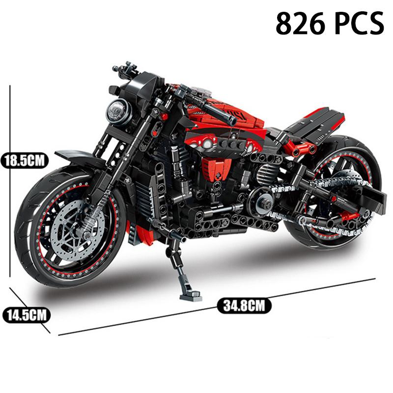 Speed Champions GP Tournament Motorcycles Model Building Blocks Classical Modern Moto Dirt Bike Racing Sets Kids Toys Gifts