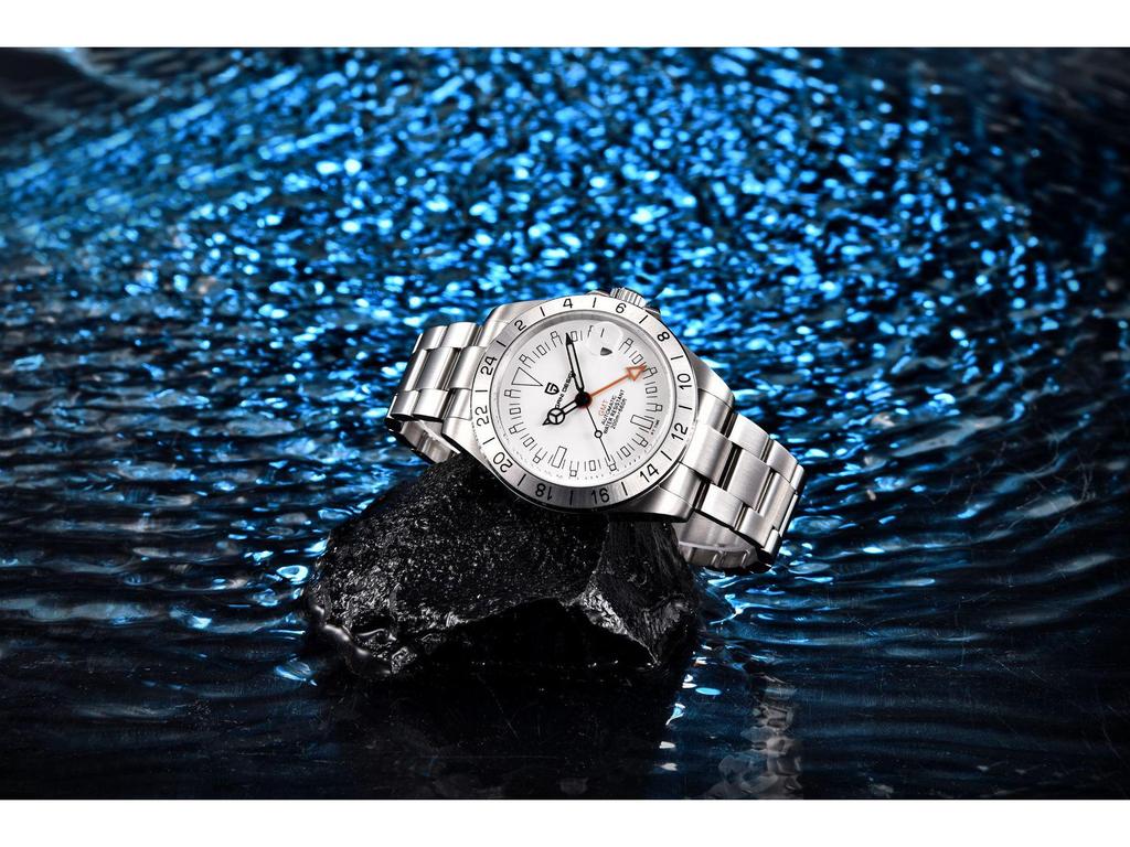 Pagani Design Herren GMT Automatische Mechanische Uhr PD1693