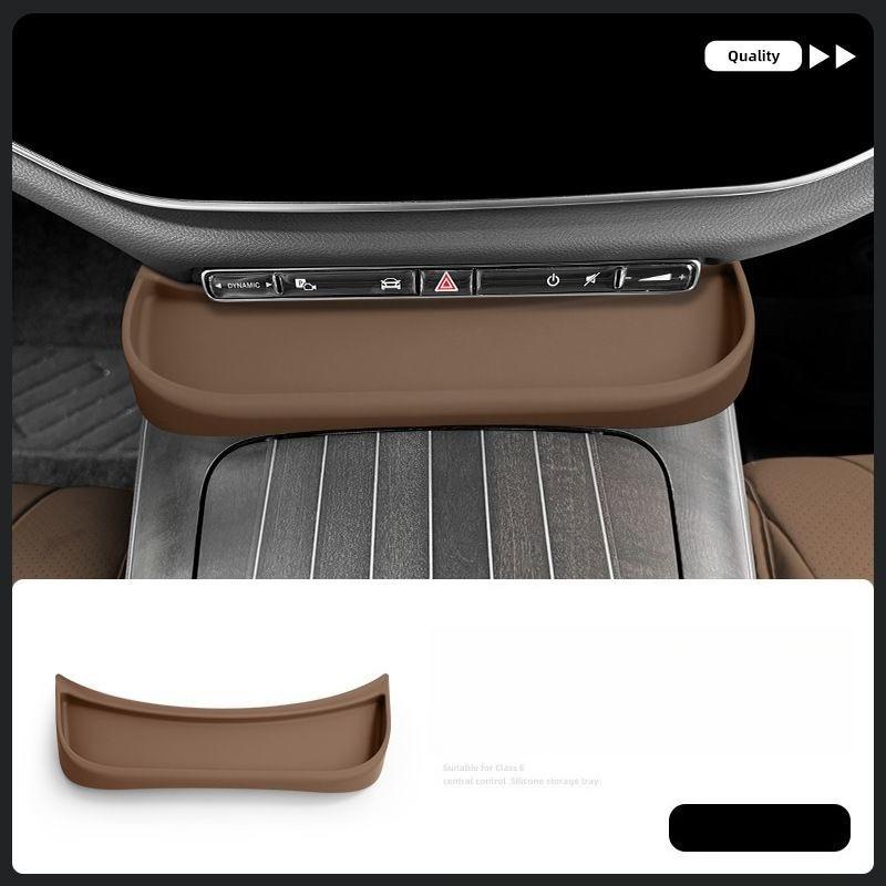 Auto Central Control Storage Box W214 For 24 Mercedes-Benz New E-Class E260L E300L Car Storage Box Car Modification