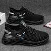 Summer new daily running sports lace-up large mesh mesh breathable low-top sports shoes