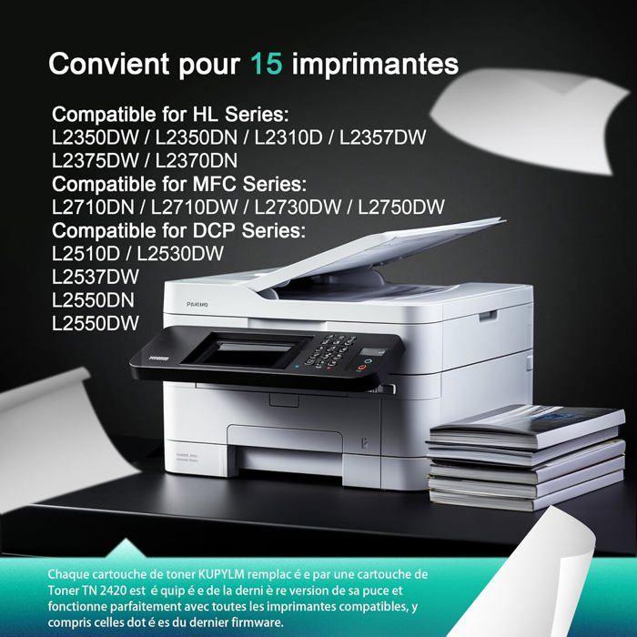 Toner - LAMPE DU PARFUMEUR - TN2420 - Compatible - Noir - Pack de 2 - 3000 pages