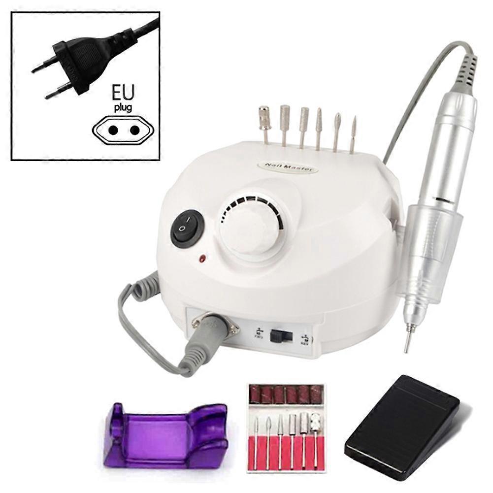 Electric Pen Type Manicure Polisher Pro Manicure Machine Apparatus for Manicure Pedicure Kit Electric Nail File -EU Plug