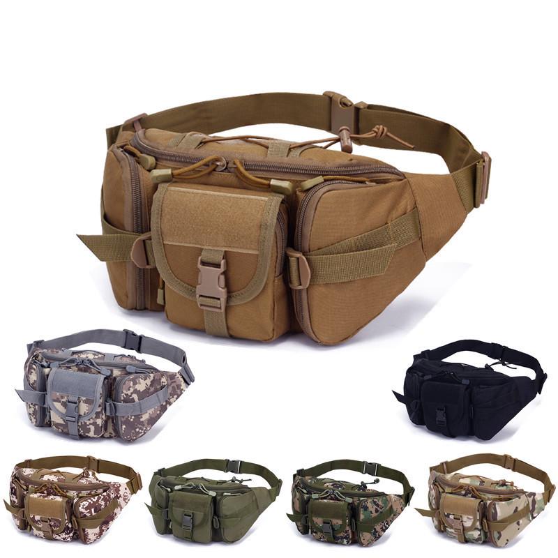 Marsupio e Borsa a Petto Impermeabile Multifunzionale Camouflage Okali per Sport all'Aperto e Pesca