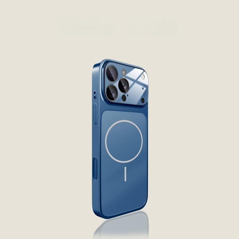 Acryl Mattele Telefoonhoesje Voor Voor Iphone 11 12 13 14 15 16 17 Pro Max Air Plus Magnetische Bumper Achterhoezen Cover