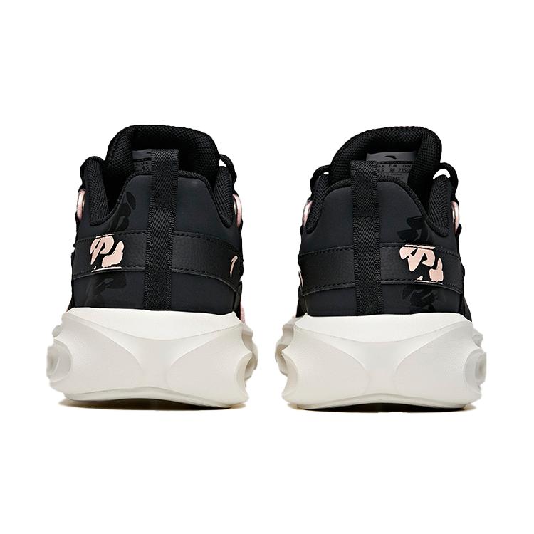 ANTA Training Shoes Women's Low top Black/Cherry Blossom Pink 122037789-3