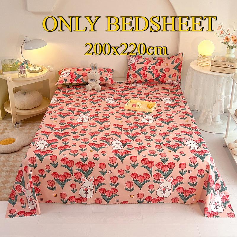 Bettlaken Hautfreundlich Gebürstet Verdickt Doppel Einzelbett Mehrspezifikationslaken für Alle Jahreszeiten