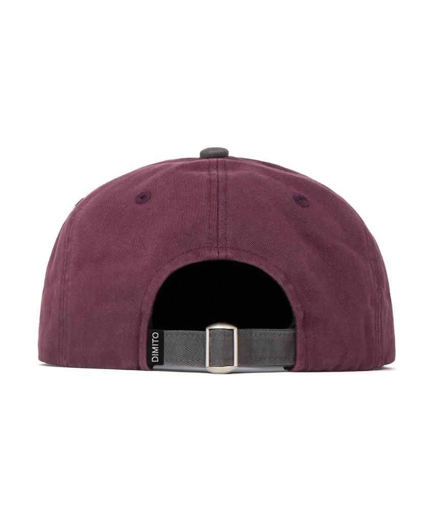 DIMITO Nss Washed Trucker Cap Washed Wine