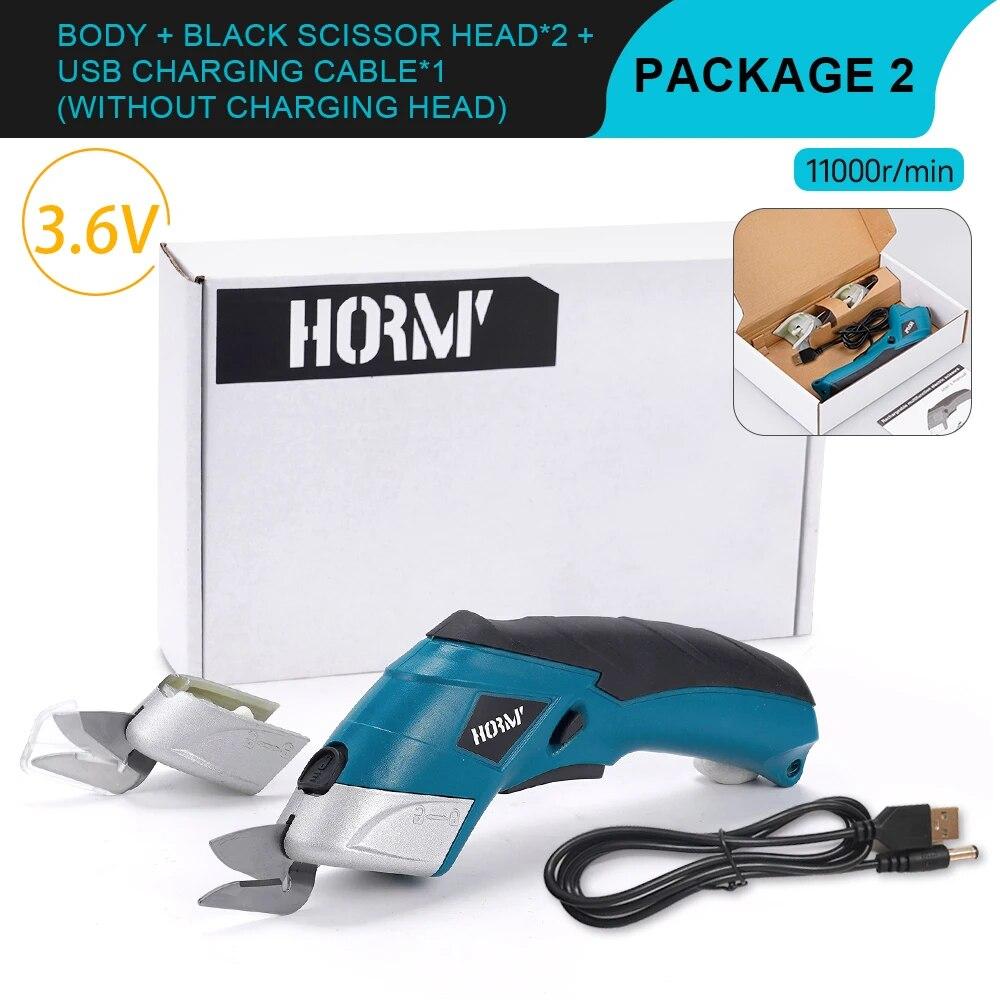 

Hormy 3.6V Charging Small Scissors Electric Shear Mini Home DIY Power Tool For Fabric Cutting Machine Leather Paperboard Tailor