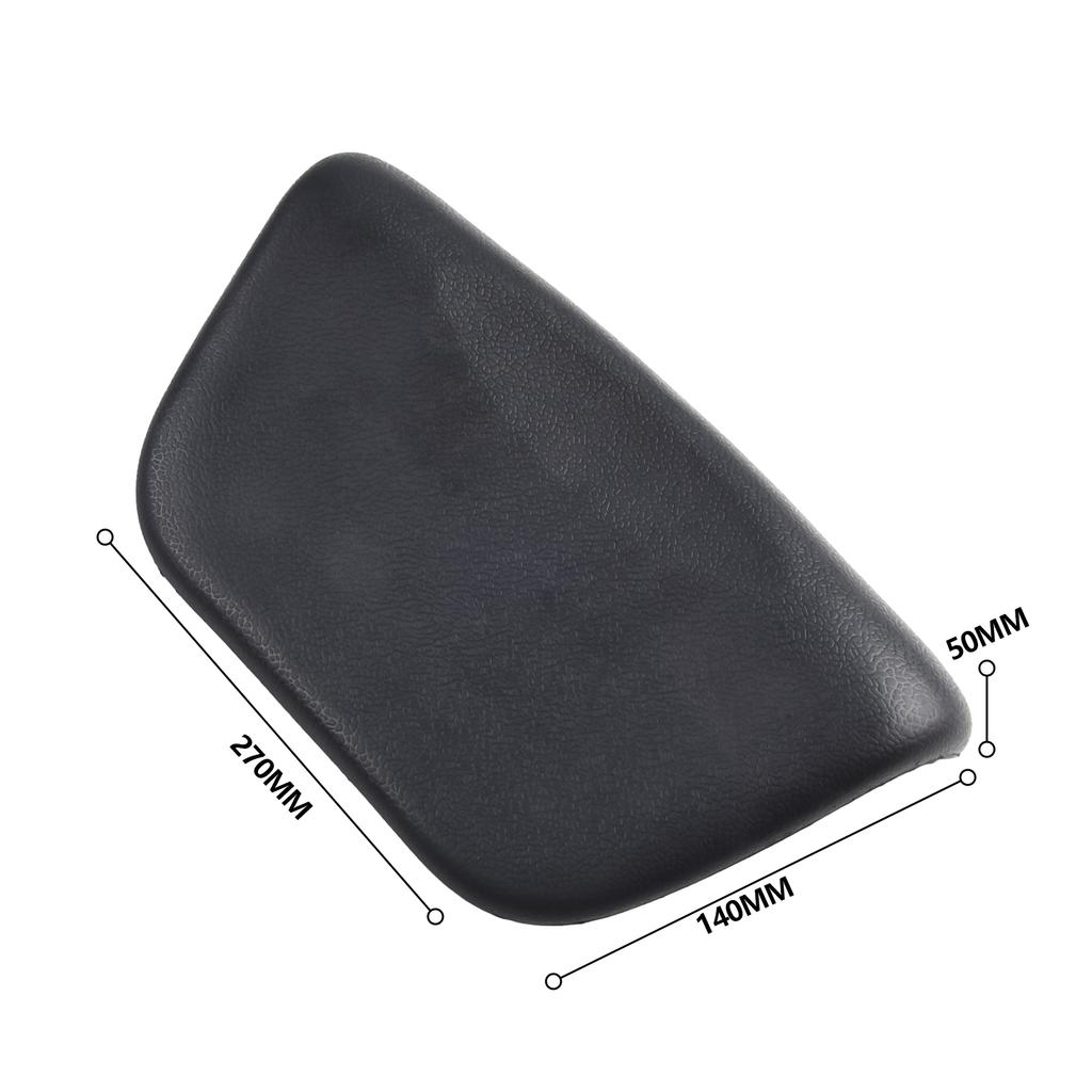 Black Bathtub Spa Headrest, Neck Support, Non-Slip Back Comfortable Bathtub Support Waterproof Back Bathtub Support 265*150*60mm