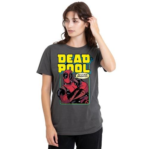 Deadpool Unisex Erwachsenen Tu es für Deadpool T-Shirt