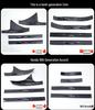 10th Gen Fit Carbon Fiber Door Sill & Rear Guard Plate Set