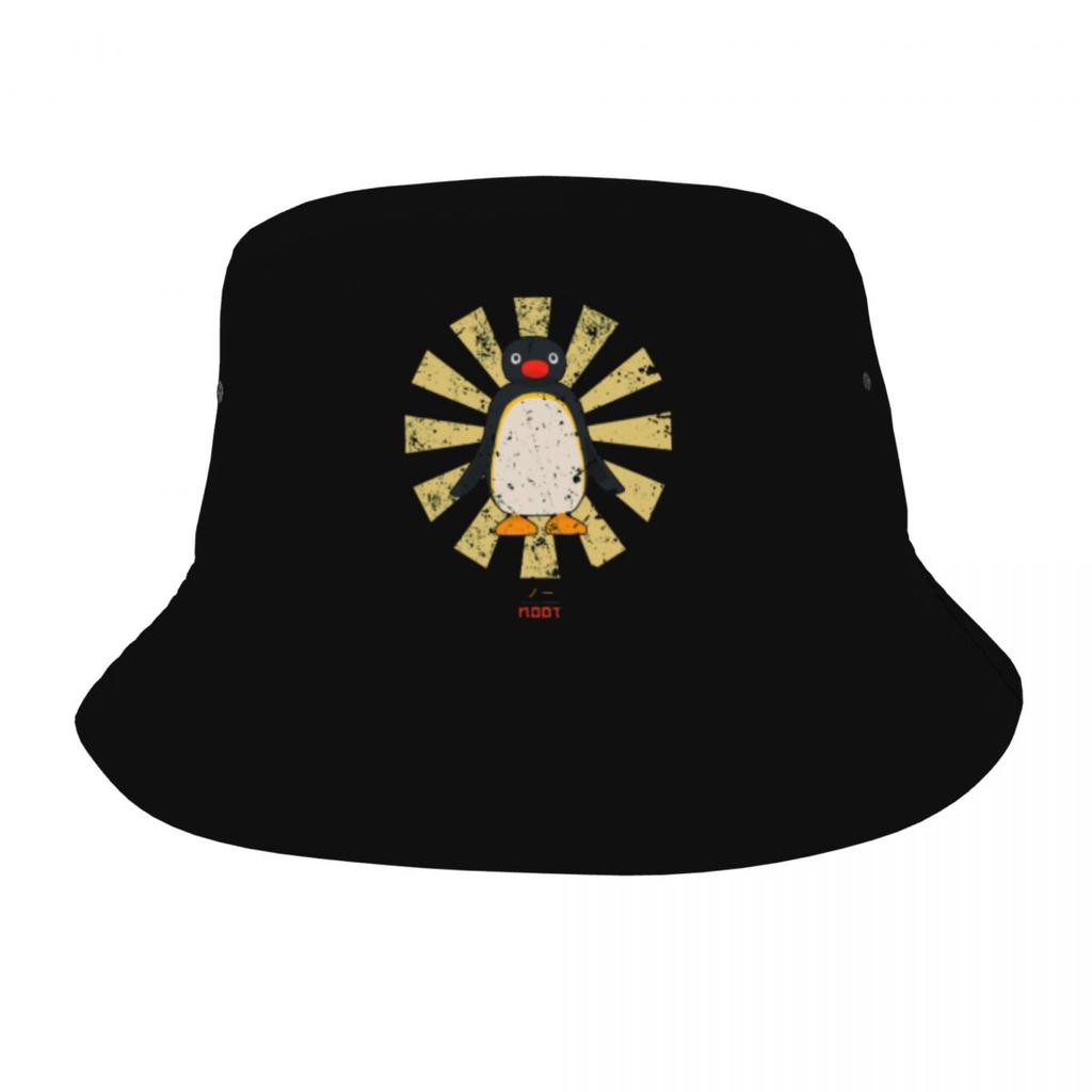 Noot Noot Honk Honk Unisex Bucket Hat Přizpůsobit Summer Beach Sun Pingu Cartoon Hat