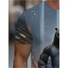 Men's 3D Printed Round Neck Casual T-shirt for Summer Wear Lightweight Breathable Trendy Versatile No Pressure Bear Pattern T-shirt