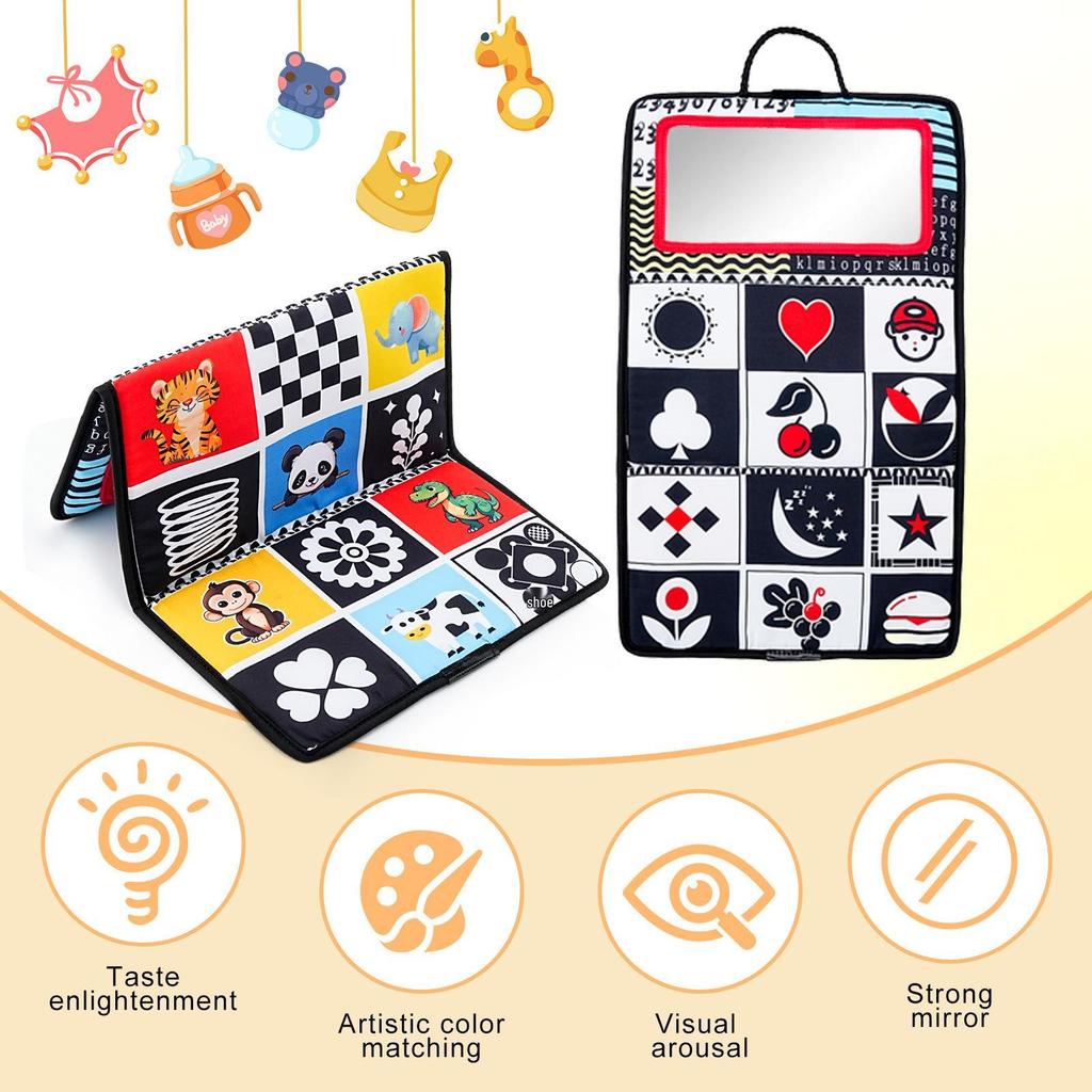 Zusammenklappbares Lachspiegel-Handy-Spielzeug für Babys und Kleinkinder