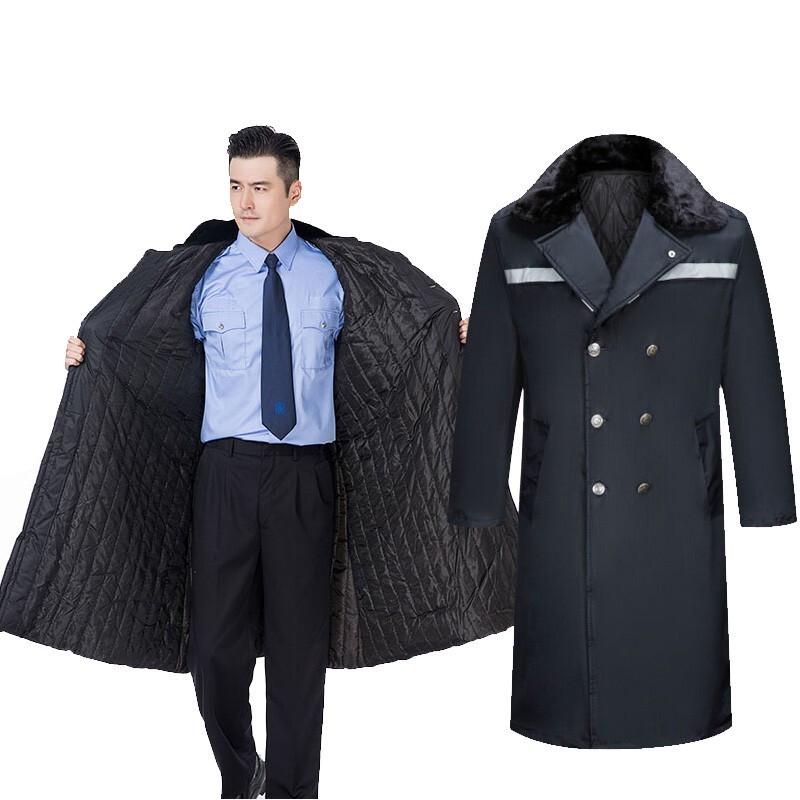 Мужской зимний утолщенный хлопковый длинный пальто One Size