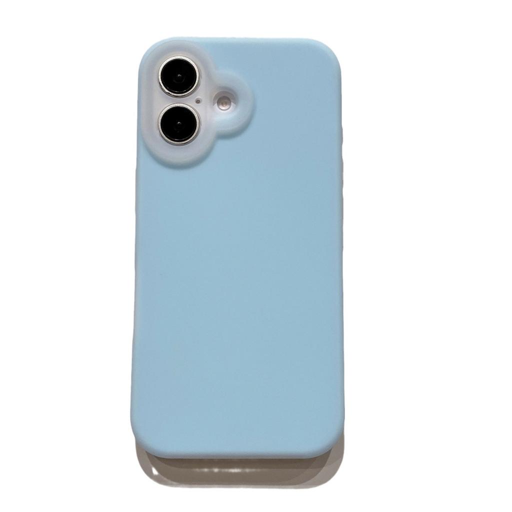 Liquid Silicone Jelly Apple 16Promax Mobile Phone Case Skin Feel All-inclusive iPhone16 Anti-drop Soft Case Protective Case