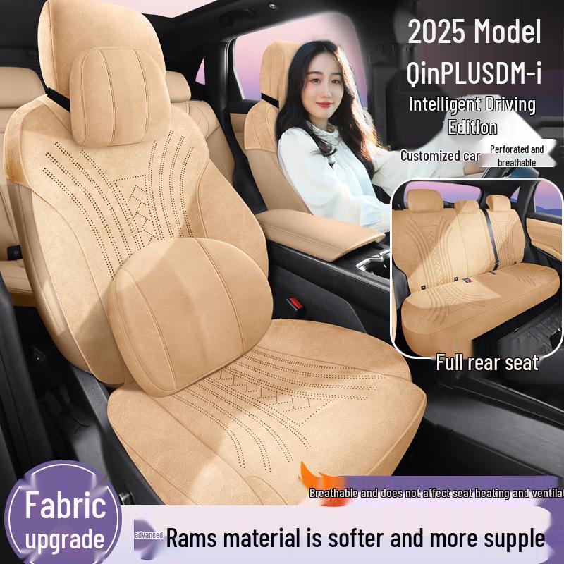 BYD Qin Plus Car Seat Covers: All-Season, Breathable for Intelligent Driving Edition