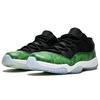 Jordan 11 Retro Low Green Snakeskin 528895-033