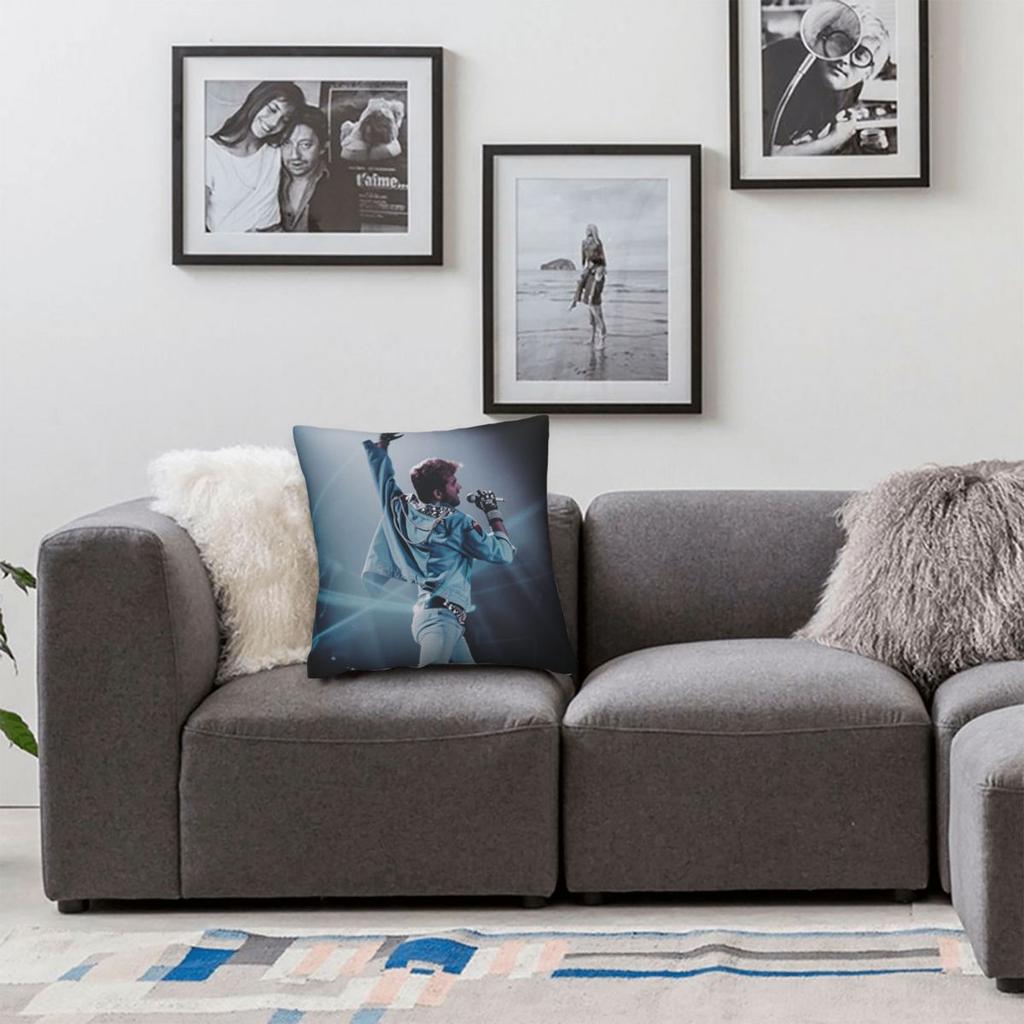 Pillow Case George Michael British Singer Square Pillow Cover Vintage Cushion Cover Pillowcases For Sofa Bedroom Home Decor