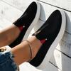 New Style Women Front Zip Sneakers Low Top Canvas Shoes Solid Colour Round Head Non-slip Casual Slip on Loafers Plus Size 36-43