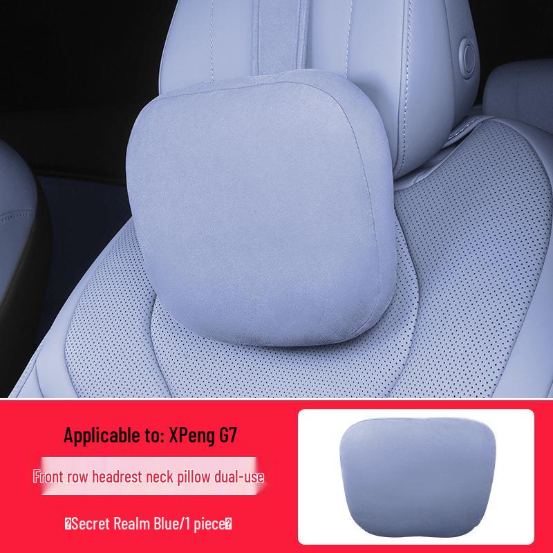 XPeng G7 Neck and Lumbar Support Pillow - Comfortable Car Headrest and Soft Cushion Accessory