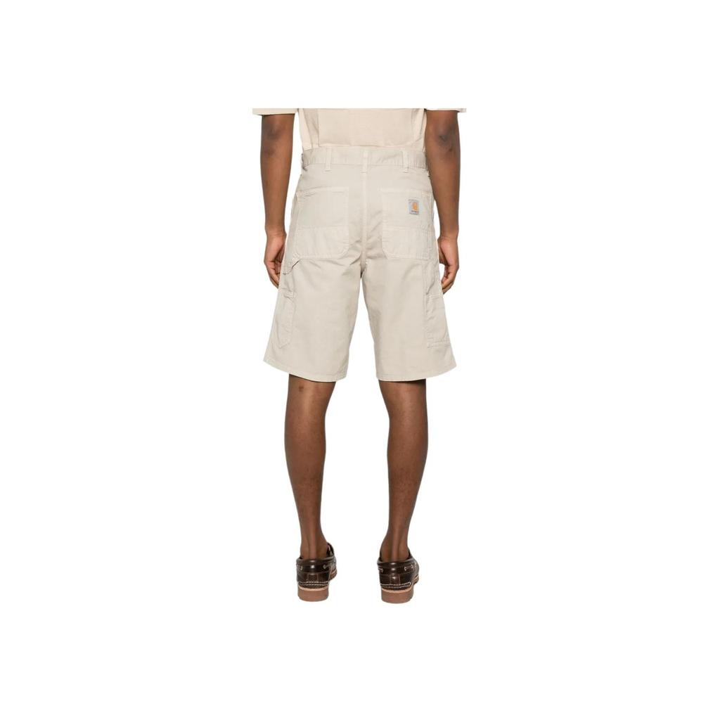 Carhartt WIP Solid Color Button Loose Fit Casual Shorts Men Shorts Beige I031504-2LP-GD