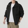 New Balance SS25 Clean Solid Color Minimalist Style Large Pocket Practical Hooded Jacket Men's Black AMJ51325-BK