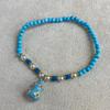 Ethnic Style Dopamine Gourd Necklace Light Luxury Color Enamel Turquoise Beaded Sweater Chain Long Spring And Autumn Accessories