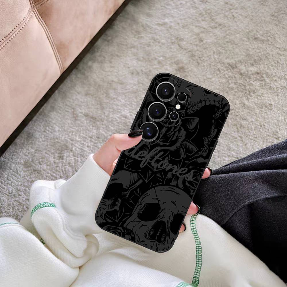 

Band D-Deftones Phone Case For Samsung S 24 fe 25 Ultra plus 20 lite 21 30 22 23 24 22 Ultra 5G Fundas Samsung S20 lite 5G