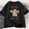 Capybara Gym Tshirt Unisex Sports Tee Workout Fitness T Shirt Top Unisex Softstyle Unisex Tshirt Clothes Unisex Clothing