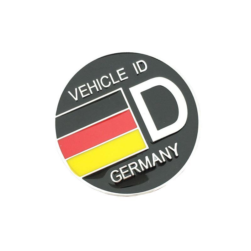 New Design 3D Metal Car Mudguard Trunk Door mark Sticker Germany VEHICLE ID Emblem Badge Sticker For VW WOLFSBURG zf4