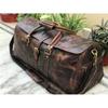 Ręcznie robiona torba podróżna Hunter Brown Leather Weekender - idealny prezent dla niego i dla niej