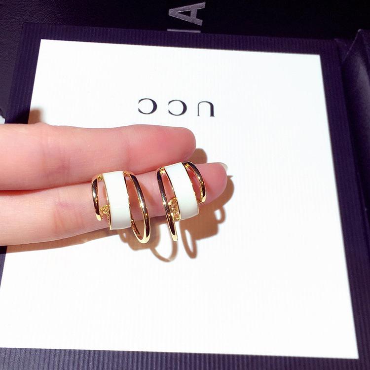 Fashion Niche Design Earrings Trend Geometric Temperament Versatile Stud Earrings Earrings Earrings Ear Jewelry Women