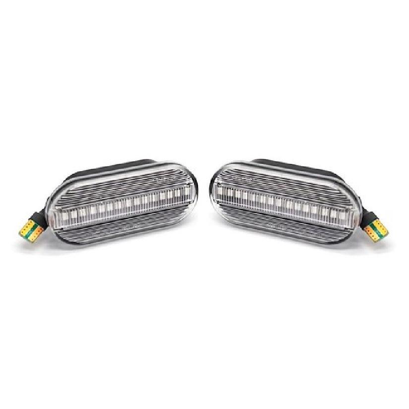 VW Polo 6N2 Side Indicators Set LED Dynamic Clear 99-01 Upgrade Plug & Play
