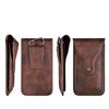 Pu Leather Waist Bag Holster Compatible With Mobile Phone Under 6.5 Inch, Belt Clip Holster Phone Cover With Hook Clip-Red