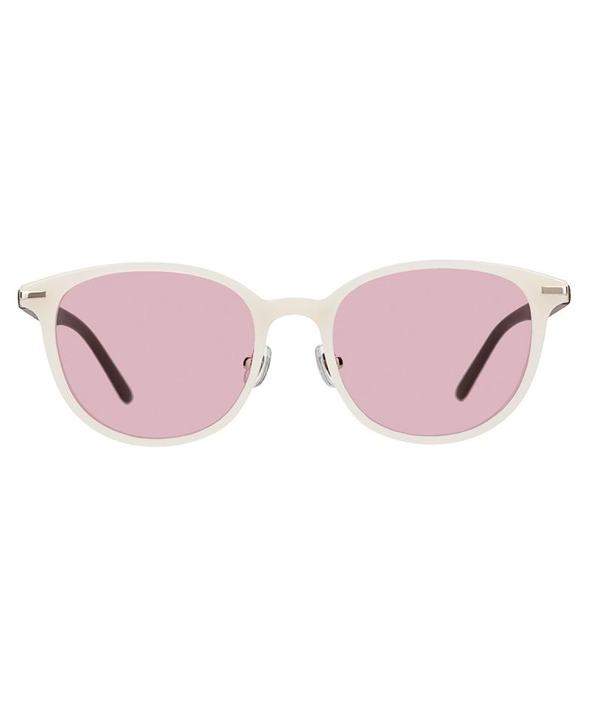 CUT Sunglasses Colored Rubber Nose UV Unisex [Zoff] SUNCUTGlasses/UV100% Boston-style Lenses, Leather-like Finish, Temples, Pads, Anti-Slip,