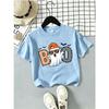 Kids T-shirt Cool Ghost Boo Graphic Tee Short Sleeve Round Neck Toddler Tshirts Trick or Treat Tops Halloween Party Costume Top