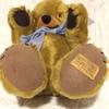 [USED] Vintage Merrythought Cheeky Teddy Bear Plush Toy, Gold Mohair