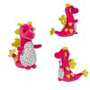 Dragon Fruit Macaroon Pitaya Dinosaur Plush Toy Soft Stuffed Doll Kid Gift