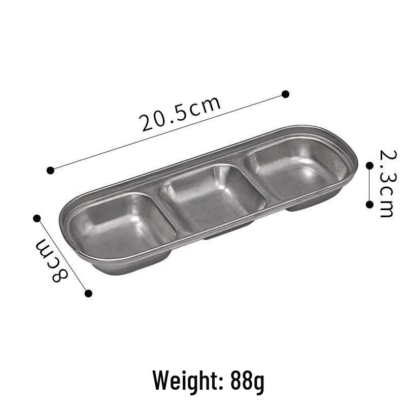 10-Piece Multi-Compartment Dipping Sauce Dish Set