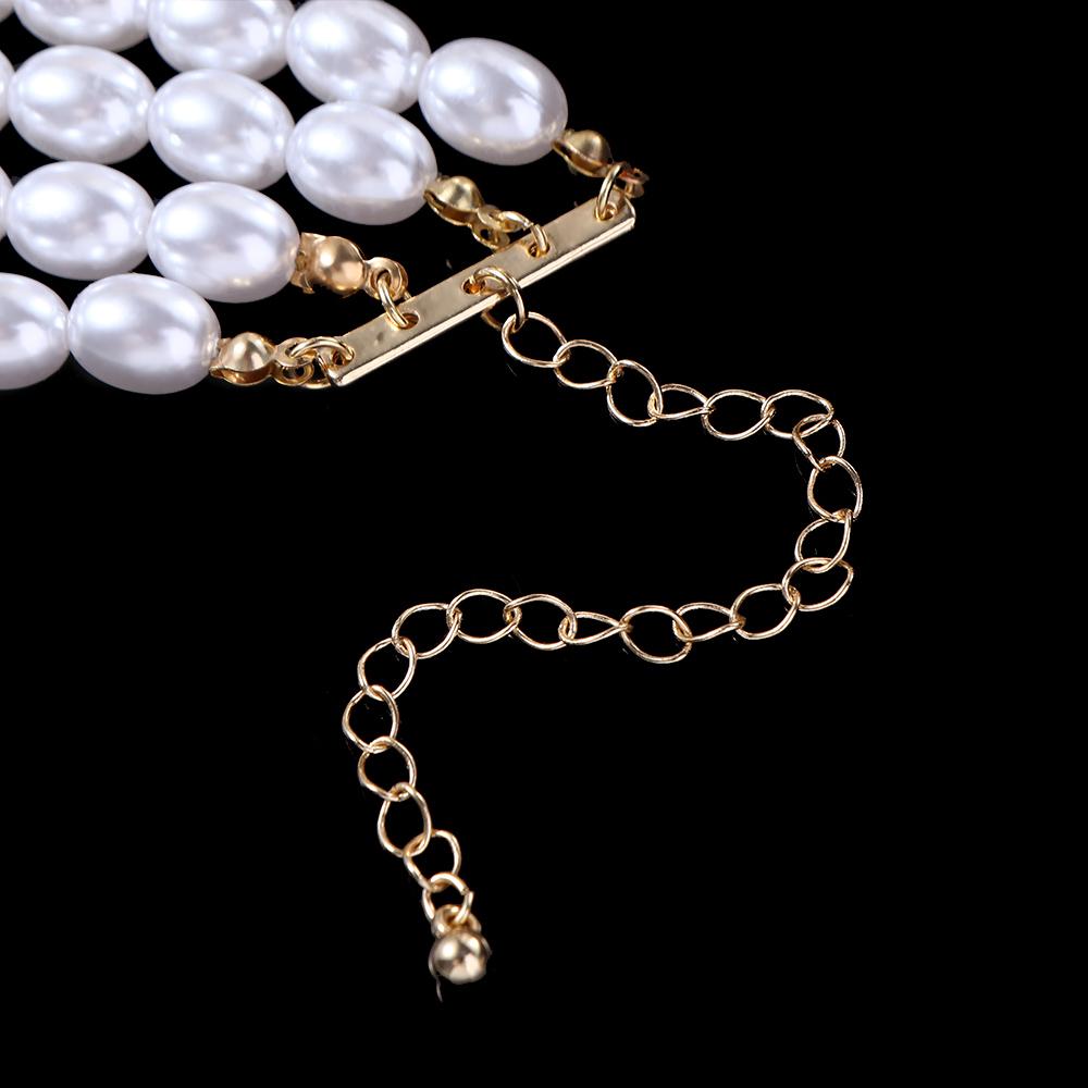 Temperament Jewelry Accessories Irregular Shape Pearls Pendant Women Necklace Korean Style Choker