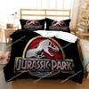 Jurassic Park Bedding Set Cartoon Kids Duvet Cover Set Pillowcase Queen King Double Bed Home Dropshipping King Size 3D Print